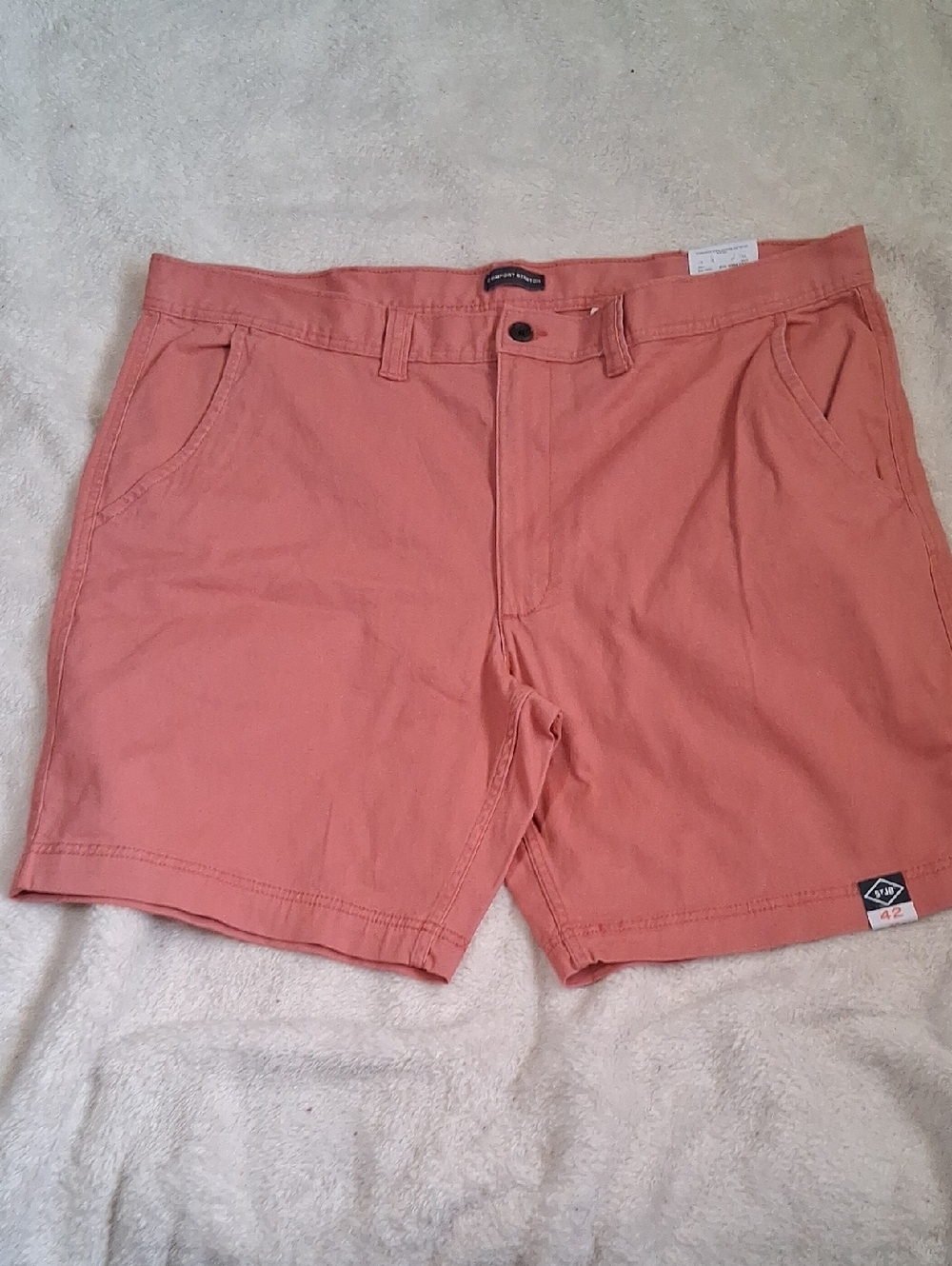 St. John's Bay Coral Flat-Front Men's Shorts